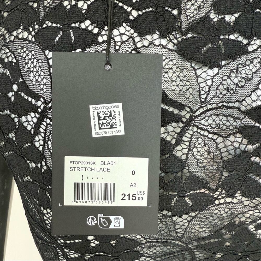 NWT!!! The Kooples women laces top size 0 or XS Retail 215$ - Picture 4 of 9